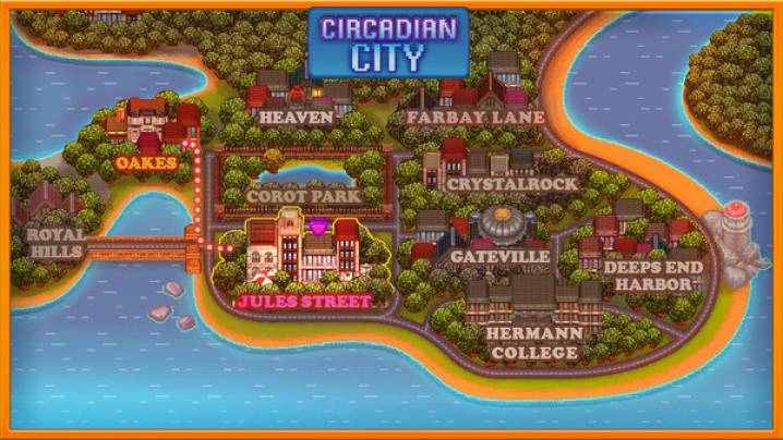 Cheats Circadian City: 