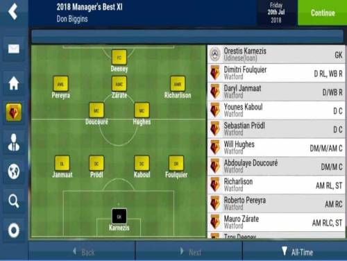 Football Manager Mobile 2018: Trama del juego