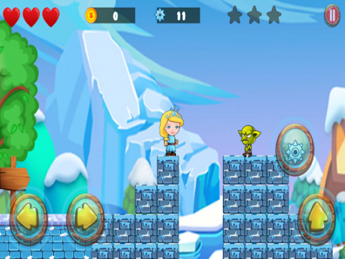 Ice Princess Winter Run Adventure: Enredo do jogo