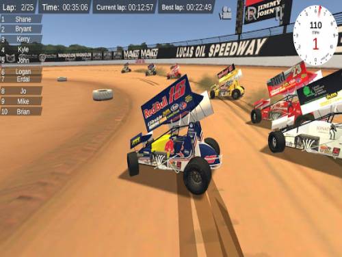 Outlaws - Sprint Car Racing 2 Online: Videospiele Grundstück