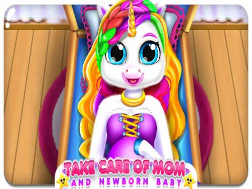 Pregnant Unicorn Mom And Baby Daycare: Trame du jeu