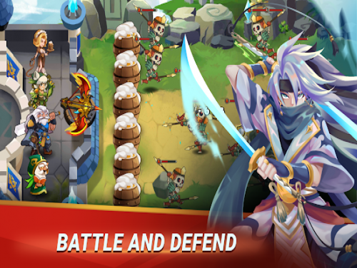 Castle Defender Premium: Hero Idle Defense TD: Trame du jeu