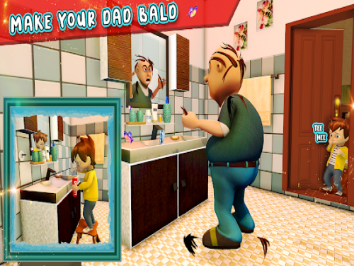 Dad at Home - Happy Family Games: Plot of the game