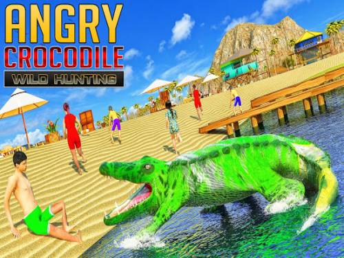 Angry Crocodile Game: New Wild Hunting Games: Videospiele Grundstück
