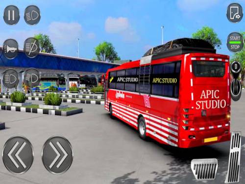 Luxury Bus Parking Simulator: Bus Parking Games: Luxury Bus Parking Simulator: Bus Parking Games: Videospiele Grundstück