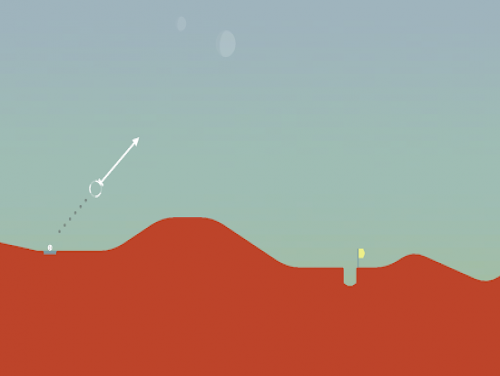 Golf On Mars: Plot of the game