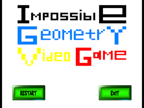 Impossible Geometry Video Game: Plot of the game