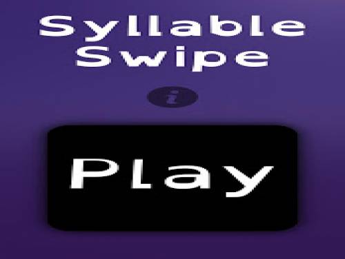 Syllable Swipe: Trame du jeu