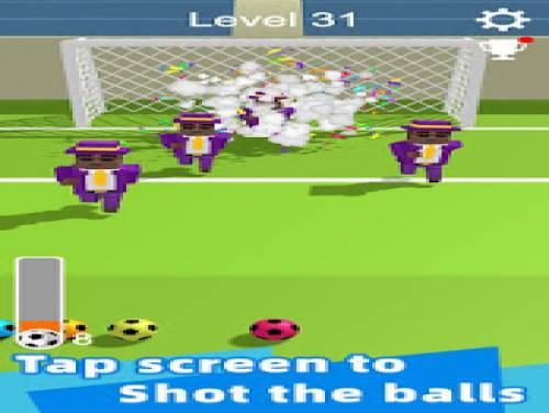 Straight Strike - 3D soccer shot game: Videospiele Grundstück