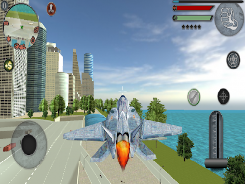 Robot Airplane Simulator Flying Robot Transforming: Enredo do jogo