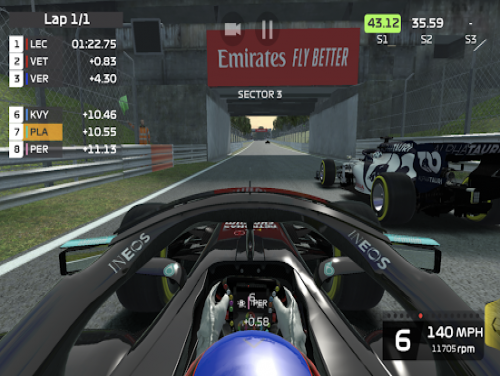 F1 Mobile Racing: Plot of the game