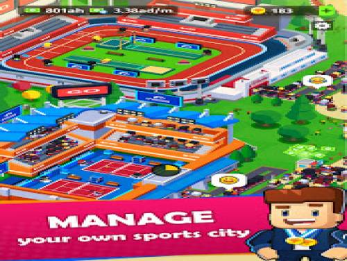 Sports City Tycoon Game - Crea un impero sportivo: Videospiele Grundstück