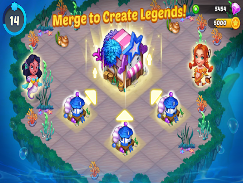 Merge Mermaids-design home&create magic fish life.: Plot of the game