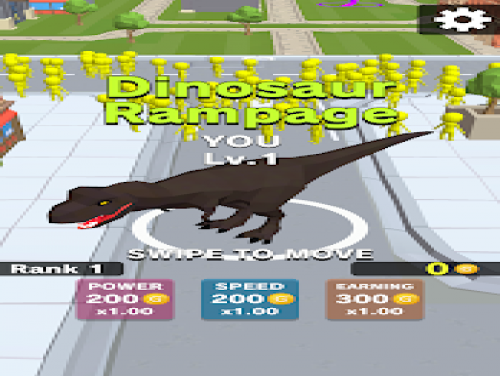 Dinosaur Rampage: Trama del juego
