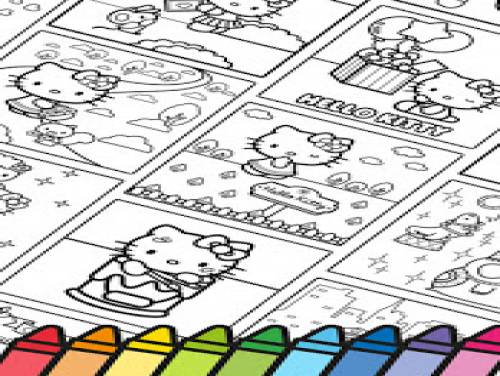 Colora per numero con Hello Kitty: Videospiele Grundstück