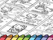 Colora per numero con Hello Kitty: Trucchi e Codici
