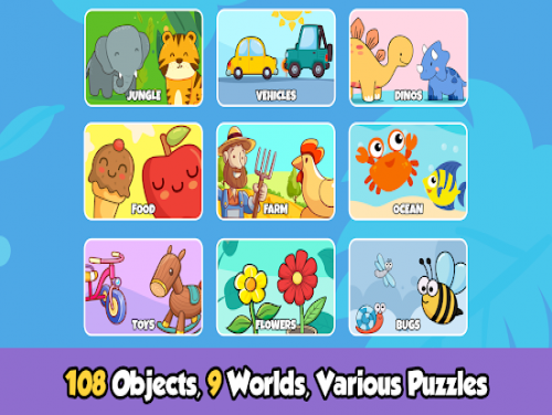 Toddler Puzzles for Kids - Baby Learning Games App: Plot of the game
