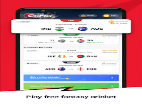 CricPlay - Play Fantasy Cricket & Make Predictions: Videospiele Grundstück