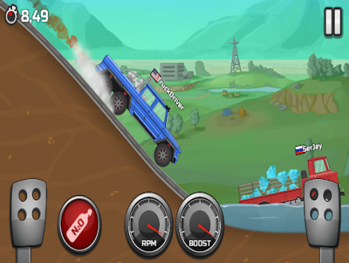 Truck Racing - Offroad hill climbing: Plot of the game