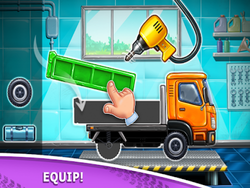 Giochi di camion per bambini - costruzione di case: Trame du jeu