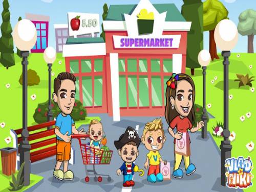 Vlad & Niki Supermarket game for Kids: Trame du jeu