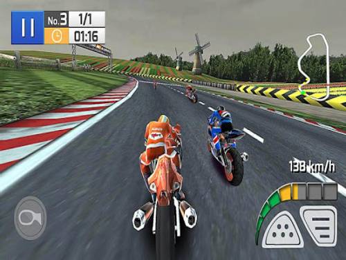 Una vera gara di moto 3D: Videospiele Grundstück