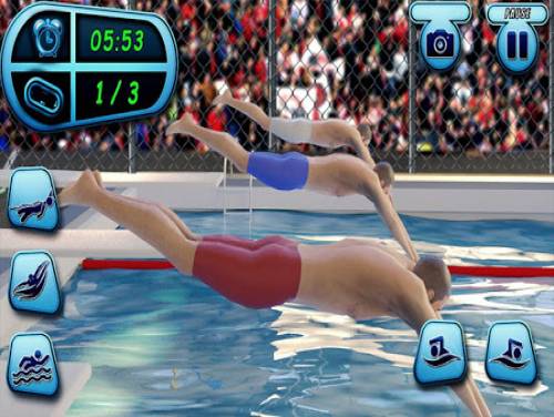 nuoto piscina acqua gara salita corsa acqua corsa: Videospiele Grundstück