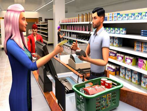 Shopping Mall Girl Cashier- Cash Register Games 3d: Trama del juego