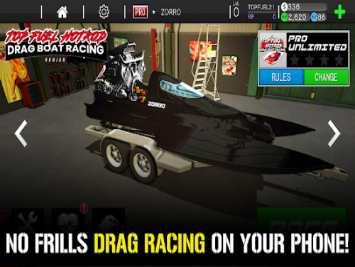 Top Fuel Hot Rod - Drag Boat Speed Racing Game: Enredo do jogo
