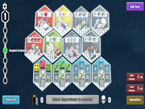 Dice Hospital: Plot of the game