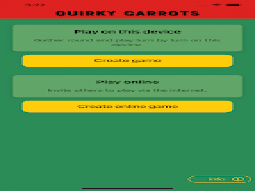 Quirky Carrots: Videospiele Grundstück
