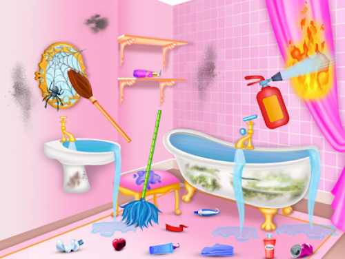 Princess house cleaning adventure - Repair & Fix: Enredo do jogo