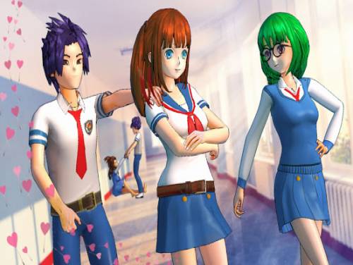 Pretty Girl Yandere Life: High School Anime Games: Trame du jeu