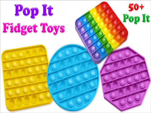 pop it Fidget Cubes - calming sounds making toys: Trama del juego